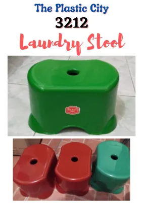3212 Laundry Stool Rectangular Mini Chair Kiddie Chair (RANDOM COLORS)