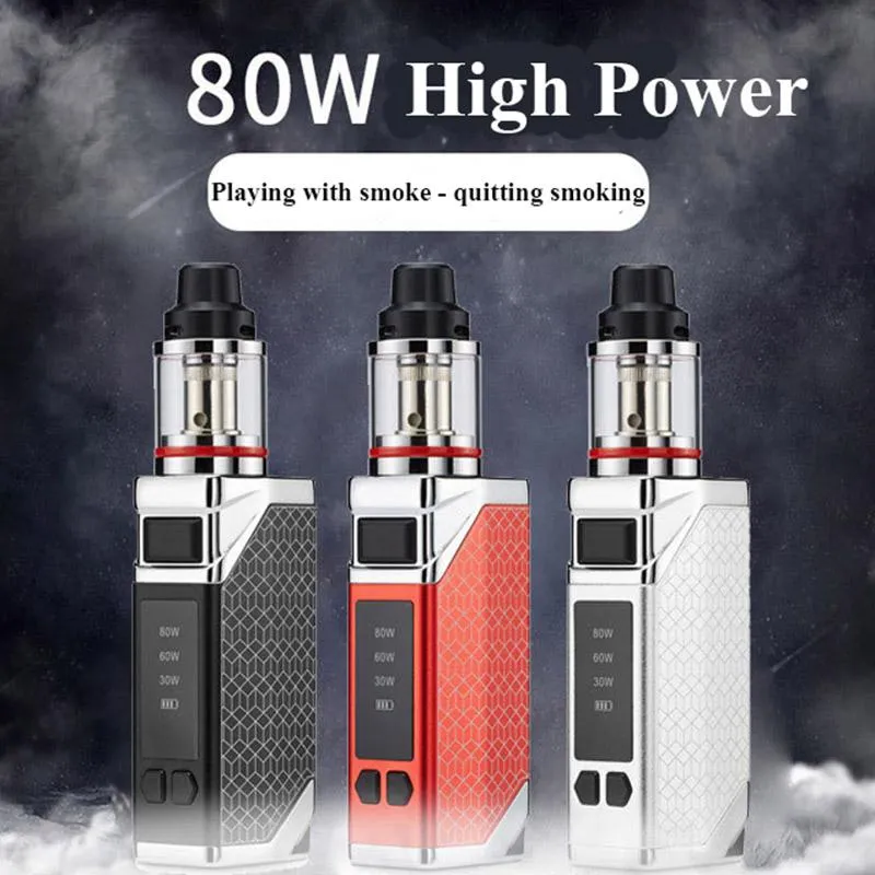 Electronic Cigarette Kit 80W 2200mAh Battery Vape Mod Hookah 0.35