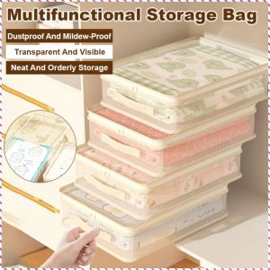 Organizer Bag Categorized Storage Mildew and Dust Resistant Storage Bag Mesh Multifunction
