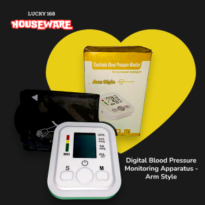 Digital Blood Pressure Monitoring Apparatus - Arm Style/Blood Pressure Monitor/Portable Blood Pressure Monitors/Digital
