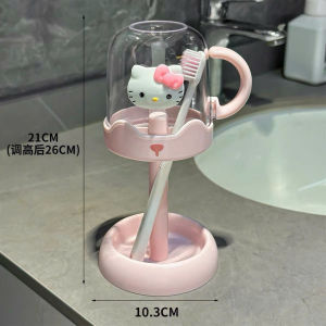 Set Giá Đựng Kèm Cốc Bàn Chải Đánh Răng Cho Bé Với Hoạ Tiết Cute