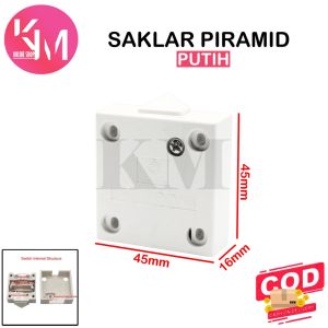 Saklar Piramid 202 Lampu Pintu Lemari Geser Wardrobe Switch Saklar Piramid