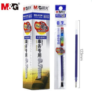 Hộp 20 ruột bút nước M&G 6128 ngòi 0.7mm thay cho bút ký và bút nước đậy nắp