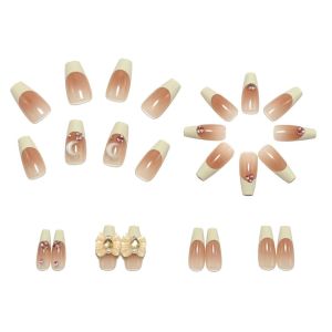 Set móng tay Nails 24 móng kiểu Pháp Wendy Princess Z025