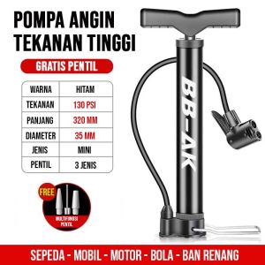 Pompa Angin Sepeda Motor Mobil Tekanan Tinggi High Pressure