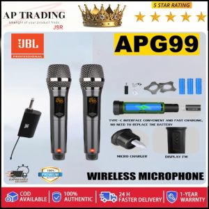 NEW JBL PG99 68s/58s  Ap Trading Professional UHF Wireless Microphone With Built-In Rechargeable Battery FOAM For Karaoke (Original)