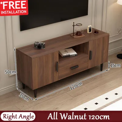 **Free Installation** [100% Soild Wood] TV Console Cabinet Solid Wood TV Cabinet Chest Of Drawers 6ft/5ft/4ft