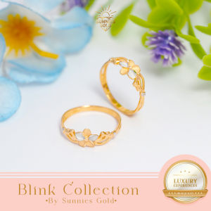 CINCIN WANITA EMAS KADAR 6K DAN KADAR 8K CINCIN EMAS BUNGA EMAS MUDA SIMPEL CANTIK CK 220