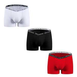 CMENIN ORLVS 3Pcs New Cotton Men Underpants Boxers Shorts Comfortable Trunks Man Underwear Boxer Mens Panties Masculinas OR6300