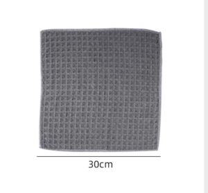 Cleaning Bar Towel Waffle Grey 30x30cm- Barista Milk Tea Shop Coffee Machine Special Rag