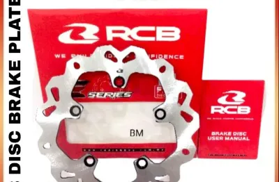 RCB DISC BRAKE PLATE E-SERIES Y15ZR Y16 Y15 RS150 LC135 Y125ZR LEGANDA 115 SRL110 Y110 Y125Z 125Z NOUVOLC NOUVOS RSX