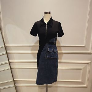 Alicia Couture - Nancie Jeans Dress - Casual Jeans Dress - Dress Wanita Korean Style