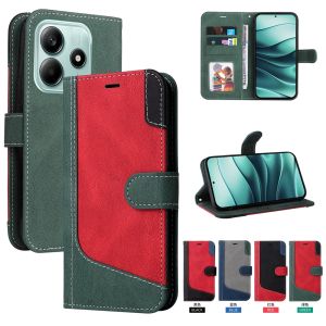 New Phone Case For Xiaomi Redmi Note 14 13 12 11 10 9 Pro Plus / Redmi Note 14 13 12 10 5G / Redmi Note 12S 11S 10S 9S 3 Color Leather Wallet 2 Card Slot Flip Cover Casing