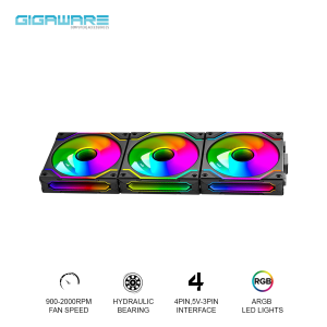 Jungle Leopard Star S30 Magnetic Building Block CPU Fan 12030 Desktop Computer ARGB Splicing Fan 120mm Motherboard Lighting Sync 4PIN PWM 30mm Thickness