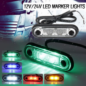 12/24V LED Side Marker Car External Light Waterproof Indicator Light Bus Truck Lorry Led Indicator Trailer Light Rear Side Lamp