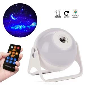 6in1 Brifit กาแล็กซี่โปรเจ็กเตอร์สตาร์ไฟแวร์หมูนๆ 360 องศาแสงกลางคืน USB ประสบการณ์สำหรับงานปาร์ตี้ที่บ้าน และแห้งที่จะตกแต่งห้อง รูปแบบที่ใหญ่สวยงามและยืดหยุ่นได้!