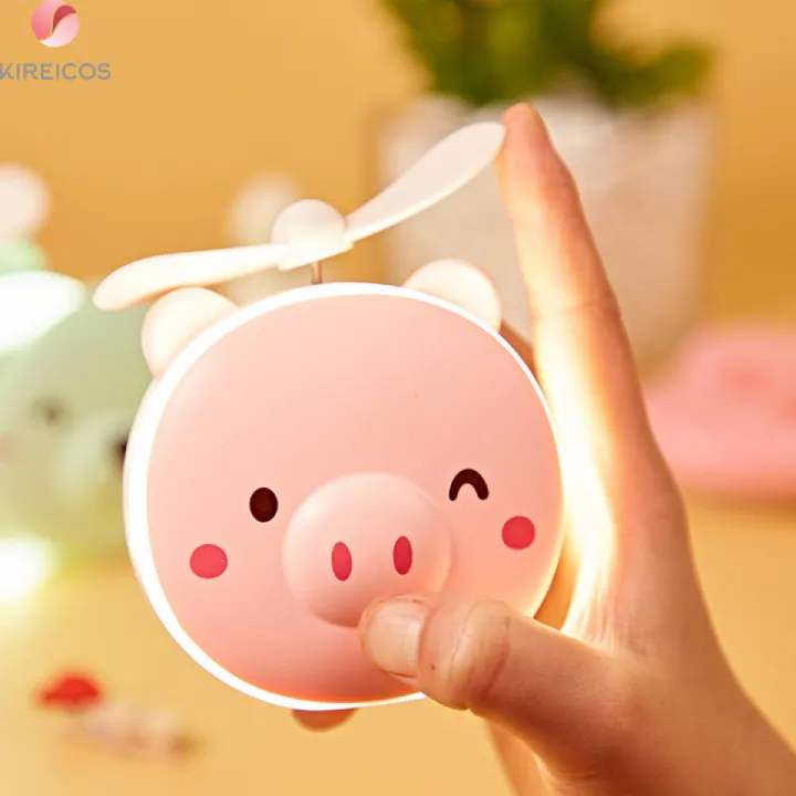 Quạt Tích Điện Gấp Gọn - Quạt Mini Fan Để Bàn Xoay 180 Độ, 3 Tốc Độ Gió Siêu Mát, Cổng Sạc USB, Thiết Kế Nhỏ Gọn Dễ Dàng Mang Theo - Bảo Hành 1 Đổi 1 - Giadungbv247