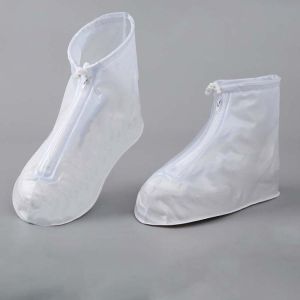 HCHC MALL 1 Pair Chống mài mòn Bao giày đi mưa Đậm đặc Đến giữa bắp chân Giày bọc PVC Bảo vệ giày đi tuyết Có thể tái sử dụng Bọc ủng chống thấm nước Đi lại nơi làm việc