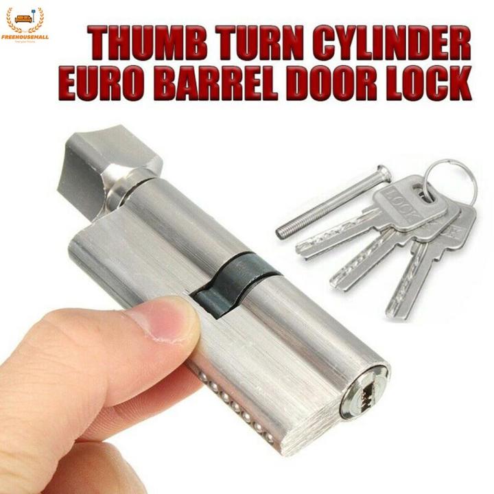 【FREEHOUSEMALL】 Aluminum Alloy Cylinder Lock Interior Door Lock