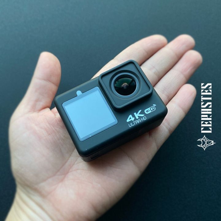 New 5K 4K60FPS WiFi Antishake Action Camera Dual Screen 170° Wide