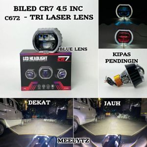 CR7 C667 C671 C672 - Biled 4.5 inc Blue Lens