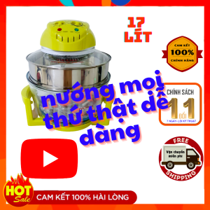 Lò Nướng Thủy Tinh Đa Năng 17 Lít OB-79 Asanzo Công Suất 1300W Nướng Nhanh- Gia Dụng Linh Nhi
