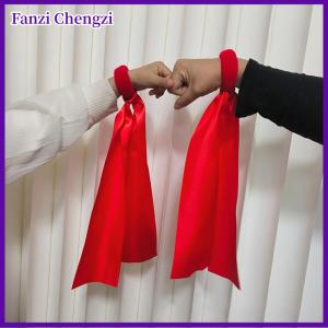 Fanzi กำไลข้อมือสีแดงสำหรับเด็กสร้อยข้อมือยืดหยุ่นพร้อมเชือกยืดหยุ่น