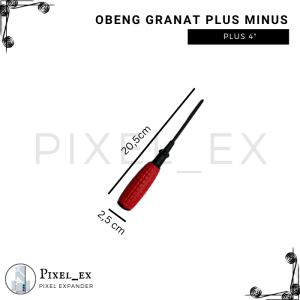 Obeng Granat Jagung 2" 3" 4" 5" 6" 8" inch Plus dan Minus