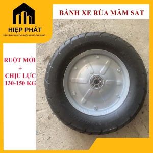 Bánh xe rùa số 10 bánh xe kut kit lốp bánh xe rùa·mâm sắt sơn tĩnh điện dày ( nặng 4kg5) chịu tải 150kg