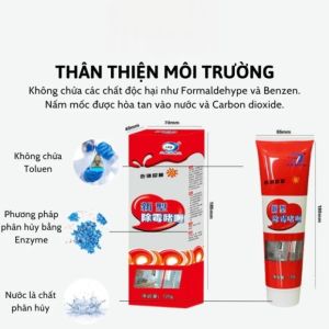 Gel nấm mốc đa năng tẩy gioăng cao su máy giặt tuýp kem vệ sinh nấm mốc hiệu quả nhanh chóng
