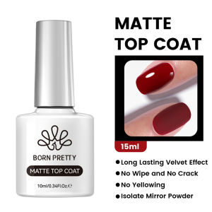 BORN PRETTY 1 Bottle 10ml Crush Reflective Glitter Gel ultra Shine Soak Off UV Gel Nail Art Varnish