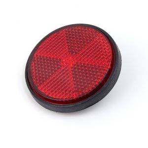 Motorcycle Warning Reflector Tractor Night Reflective Universal Circular Safety Reflector Marker