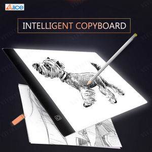 H LED translucent table box stand copy table A4 animated transparent writing table