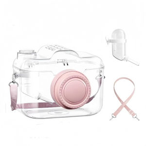 YOUYITIAOYU Hamster Travel Cage Portable Breathable Outdoor Carrier Camera Takeaway Bag Small Pet Hamster