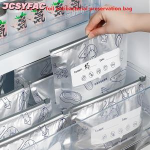 JCSYFAC 10 cái túi công suất lớn nhôm lá thực phẩm Túi rò rỉ tủ đông an toàn nhà bếp túi tươi giữ tươi Túi khóa có thể tái sử dụng
