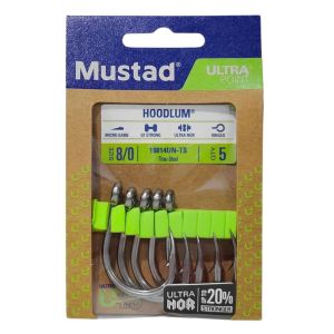 MUSTAD HOODLUM ULTRA NOR TITAN STEEL FISHING HOOK ( 10814UN-TS )