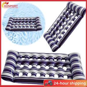 【HOSPORT】สระว่ายน้ำลอยเปลญวนพกพาน้ำพองเตียงนอนเตียงนอนพับได้แบบพับได้