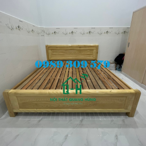 GIƯỜNG GỖ SỒI NGA CAO CẤP GIAO NHANH 1H HCM- GIƯỜNG NGỦ GIAO HỎA TỐC