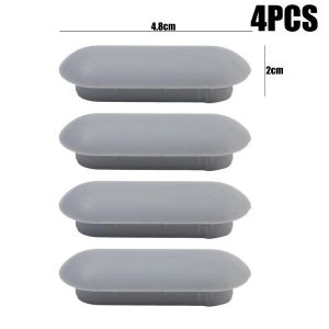 Set 4 Miếng Đệm Giảm Chấn Bồn Cầu - Phụ Kiện Nắp Bồn Cầu Chống Va Chạm Chống Sốc Chống Trượt Cho Nhà Vệ Sinh Phòng Tắm