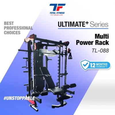 DISKON PROMO TOTAL FITNESS Home Gym Multi Gym Power Rack Alat Olahraga Alat Fitness