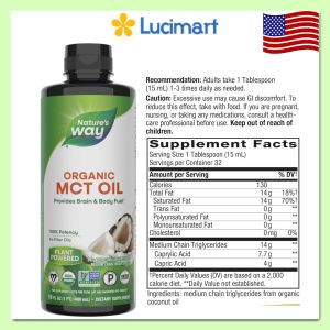 Dầu dừa MCT Oil chuyển hóa chất béo Medium Chain Triglycerides các loại [Hàng Mỹ]