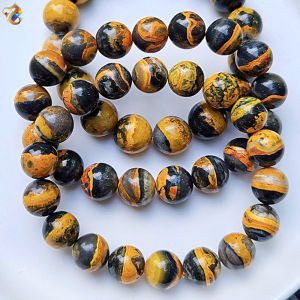 Collection Grade Natural Wealth Bowl Bumblebee Jasper Bracelet