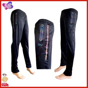 *Stock Clearance* XXS-6XL T90 SLIM FIT ZIP LONG Tracksuit (kaki zip)Saiz Besar