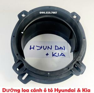 1 Cặp Dưỡng loa cánh ô tô Hyundai và Kia: vòng đệm đế dưỡng loa size 6.5inch ~~ 160mm . các dòng xe của hãng