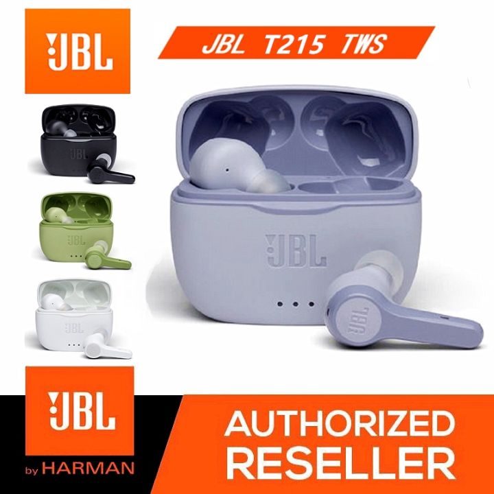 JBL TUNE 215TWS True Wireless Bluetooth Earbuds Stereo Calls Earphones ...