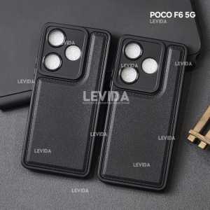 Poco F6 5G Case Pro Leather Black Poco F6 5G