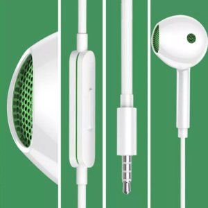 Original MH150 3.5mm In-Ear Earphone with Mic Wire Control for OPPO Reno 5 5K 4se 3 Z 2Z ACE R17 R15 R15X R11 R9 K7 K5 K3 Vivo Huawei