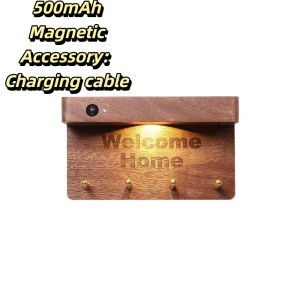 CMIEWN5 Wooden Material Motion Sensor Wall Light Sensitive Motion Detection Battery Operated Night Lamp Practicality Soft Lighting Wooden Wall Light Entryways