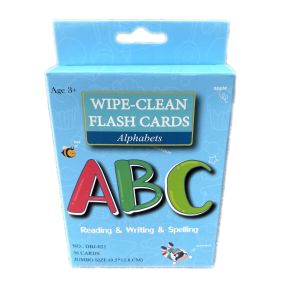 36Pcs Kids Alphabet Tracing Card Reusable Write Erase Pen Learning Set