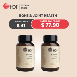 HDI™ Bone & Joint Health | Must-Have for Healthy Aging & Mobility Support | 60 Capsules